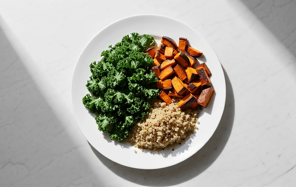 Composition d'une assiette simple
